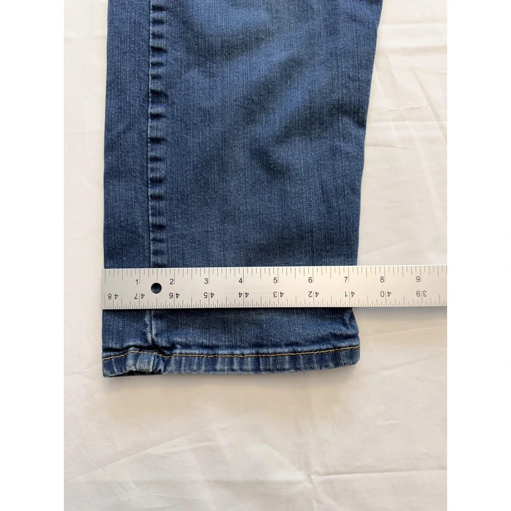 Levi's 502 Jeans Mens 44x30 Blue Medium Wash Regular Straight Leg Denim Big Tall